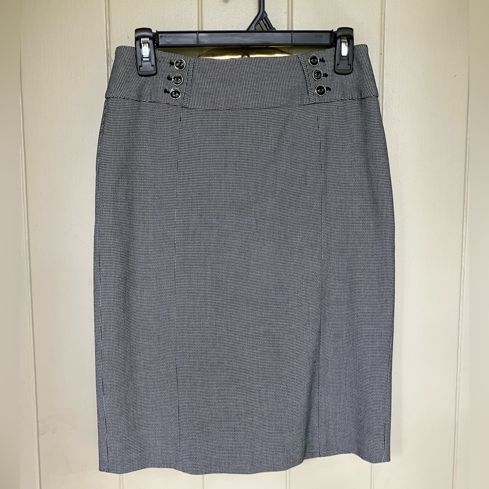 White House black market houndstooth pencil skirt - Picture 2 of 10